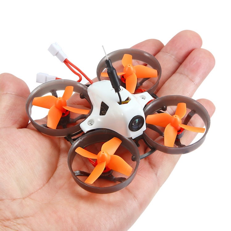 $68.24 For HBX68 68mm 1-2S RC FPV Racing Drone PNP BNF F3 10A BLHeli_S 800TVL 0802 16000KV Motor