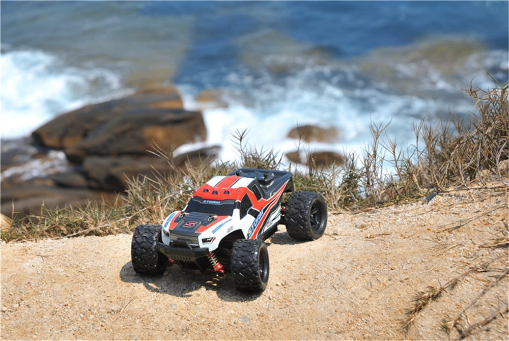 $45.75 for 2 Batteries Version HS 18301/18302 1/18 2.4G 4WD Big Foot RC Car Off-Road Vehicle RTR