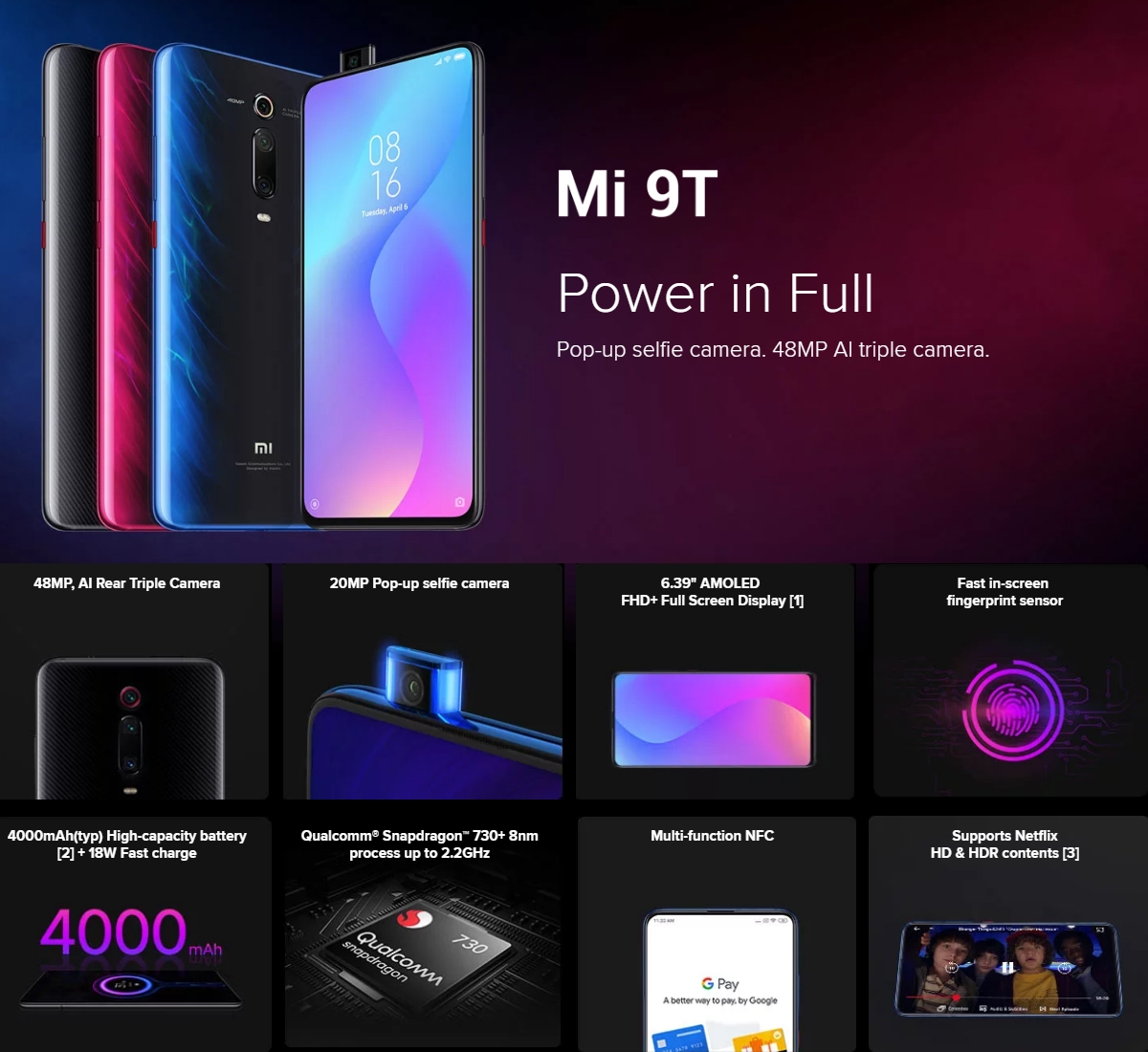 Xiaomi Mi9T Mi 9T EU 6+64