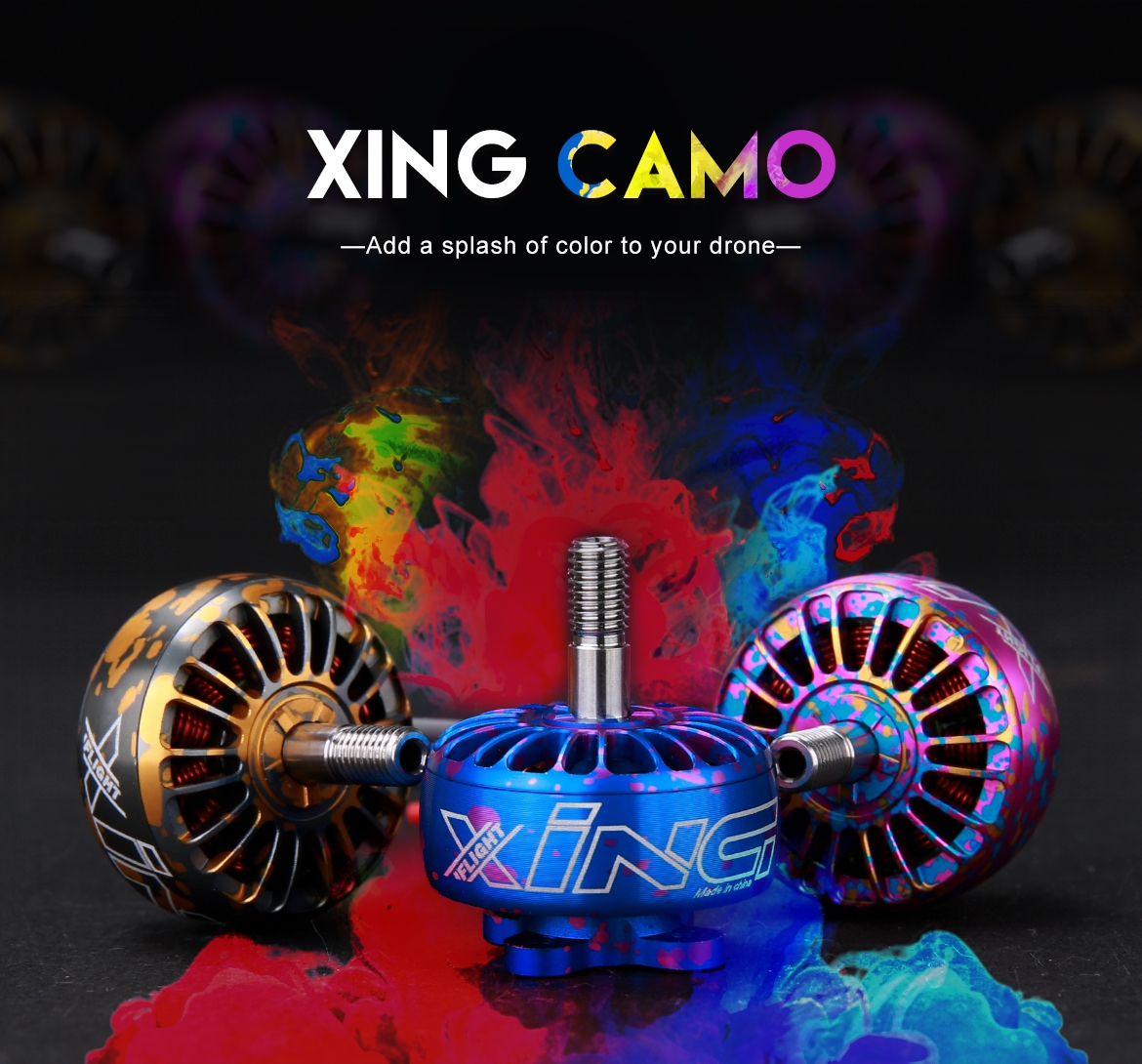 iFlight XING Camo Pink X2208 2208 1700KV 1800KV 2150KV 2450KV 2-6S Brushless Motor