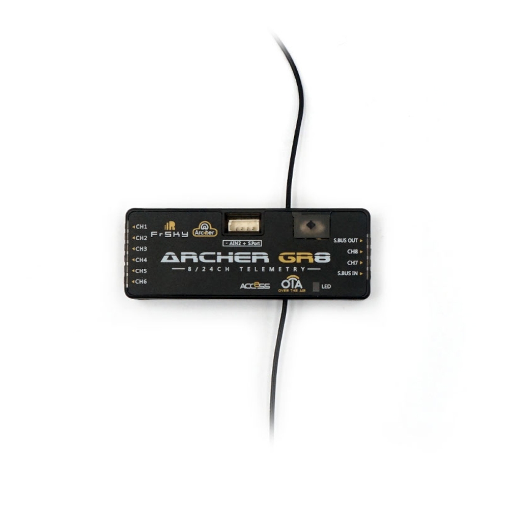 FrSky ACCESS ARCHER GR8 OTA 8/16CH PWM SBUS Output RC Redundancy Receiver for RC Drone