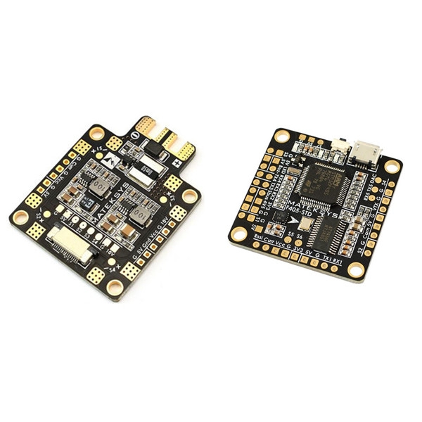 Matek F405-STD BetaFlight STM32F405 Flight Controller+Matek FCHUB-6S Hub Power Distribution Board for RC Drone