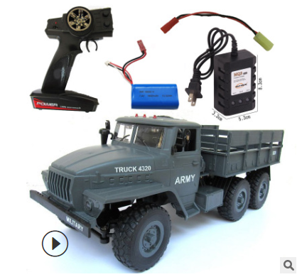 MZ YY2004 Upgraded Version 1/12 2.4G 6WD RC Car Military Truck Off Road RTR Model