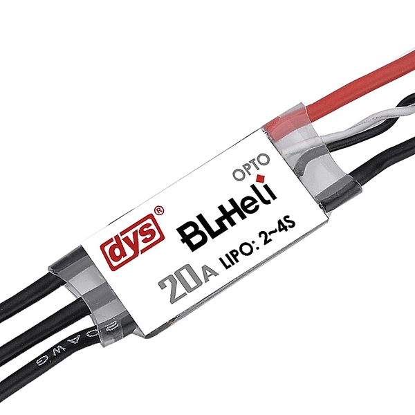 DYS BL20A Mini 20A BLHeli ESC OPTO 2-4s for QAV160 180 250 300 330 RC Drone FPV Racing