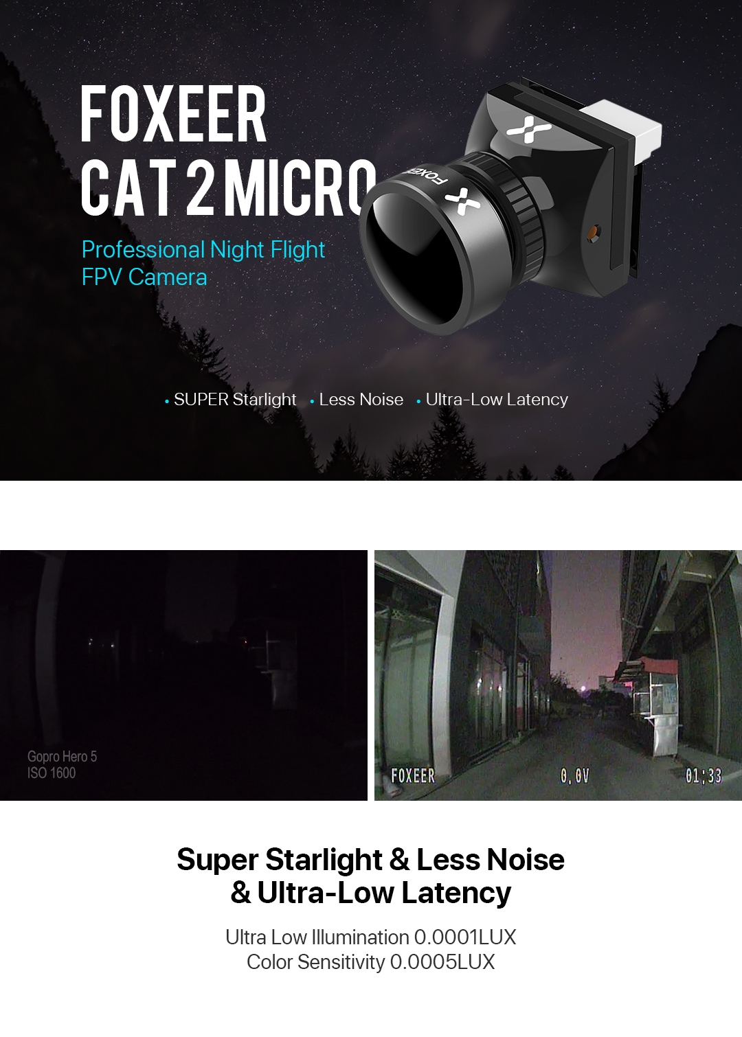 10% off for Foxeer Cat 2 Micro FPV Camera